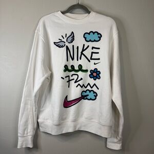 Nike Sportswear Club French Terry Crew Neck Sweatshirt Medium